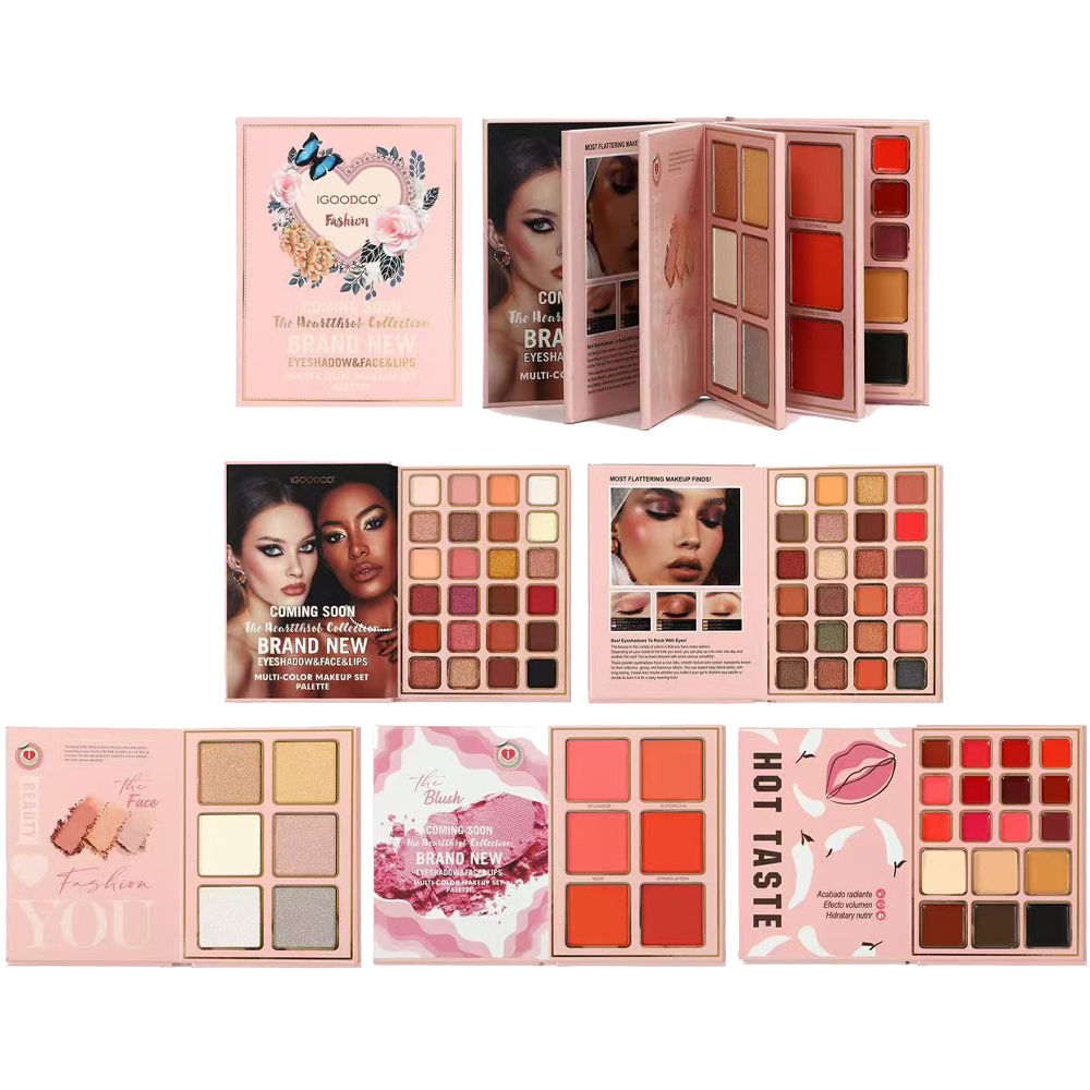 Beauty Makeup Book - พาเลทอายแชโดว์ 78 สี กลิตเตอร์ แมท กันน้ำ