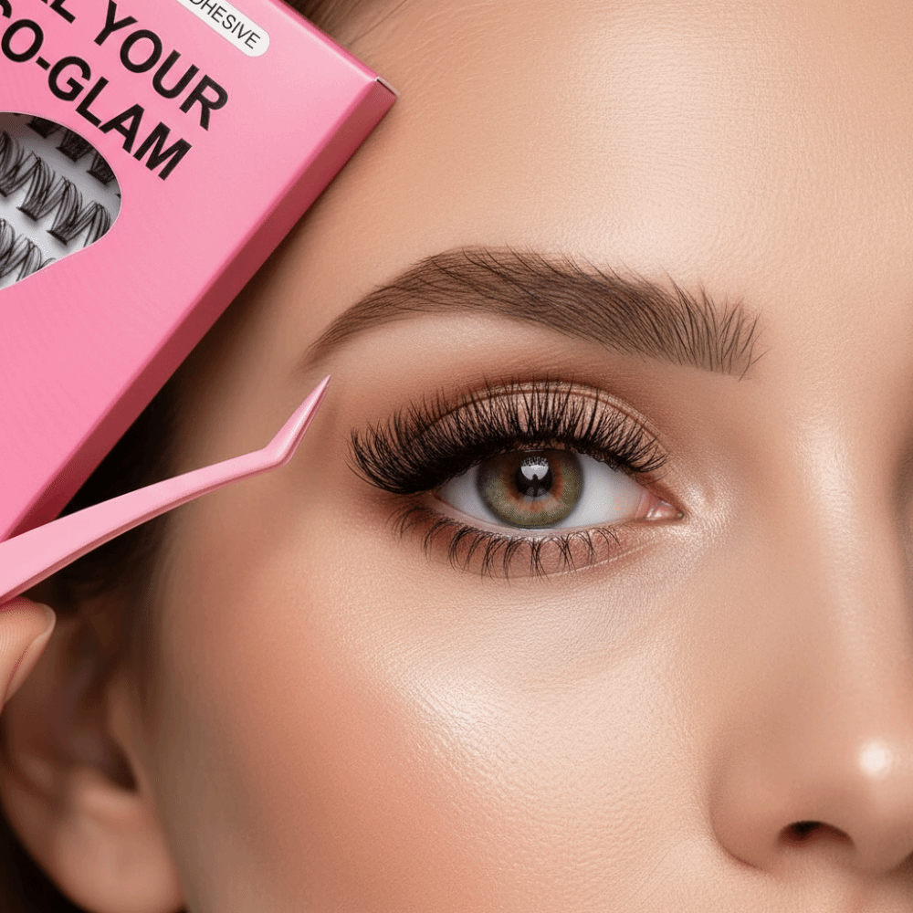 Eyelash Extension - ชุดต่อขนตา DIY แบบธรรมชาติ ขนตาปลอมฟูฟ่อง ไม่ต้องใช้กาว ติดง่าย