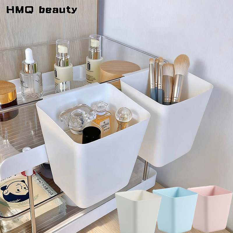 Beauty And Makeup Quotes - ตะกร้าแขวนเก็บของอเนกประสงค์ 2/1 ชิ้น สำหรับห้องครัว ห้องนั่งเล่น ใช้จัดเก็บของใช้ในบ้าน