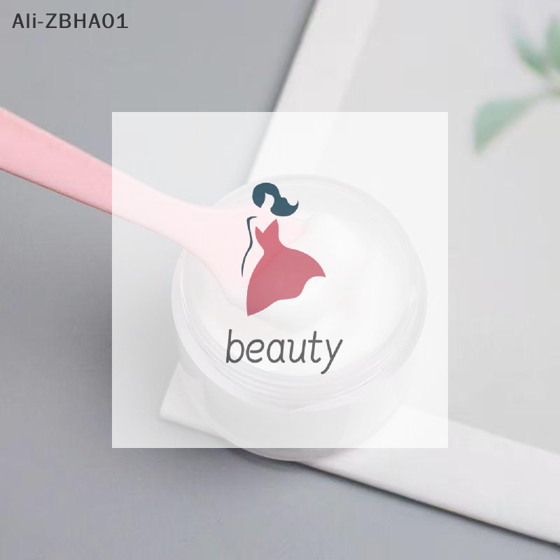 Beauty Makeup Face - ไม้พายผสมมาส์กหน้าแบบใช้แล้วทิ้ง 100 ชิ้น สำหรับแต่งหน้าและเครื่องสำอาง รูปทรงพระจันทร์เสี้ยว ใช้สำหรับทำมาส์กหน้า