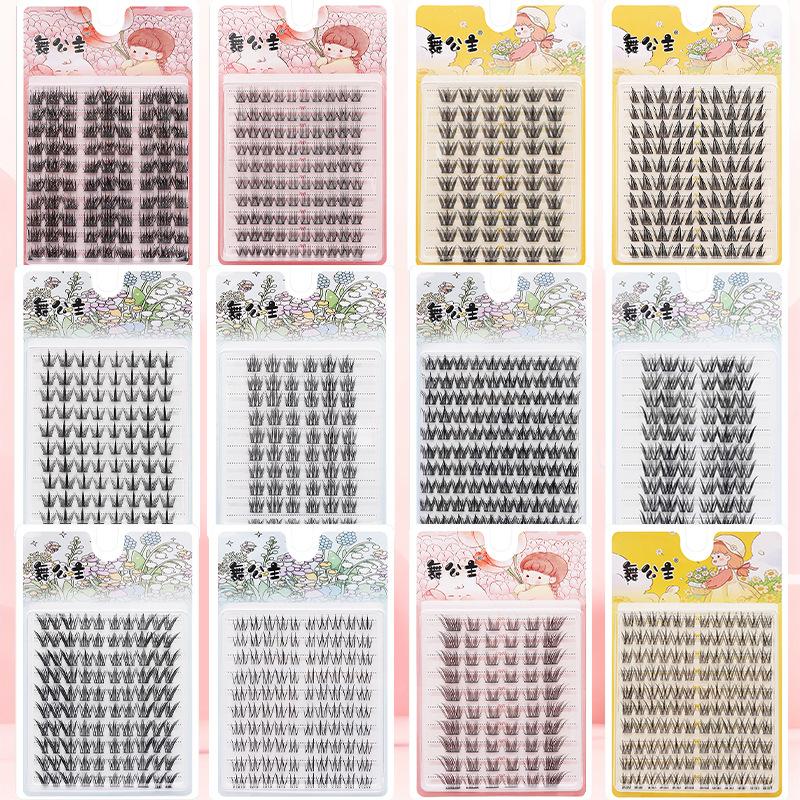 Eyelash Extension - ขนตาปลอมแบบเส้นต่อเส้น 10 แถว ติดทนนาน ดีไซน์ปีกนางฟ้า สำหรับผู้ที่ชื่นชอบการแต่งหน้าด้วยตัวเอง
