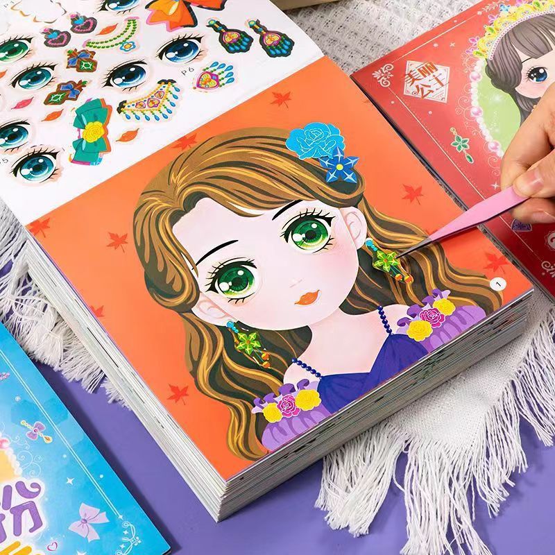 หนังสือสติกเกอร์แต่งตัวเจ้าหญิ - Beauty Makeup Book บทวิจารณ์และราคา