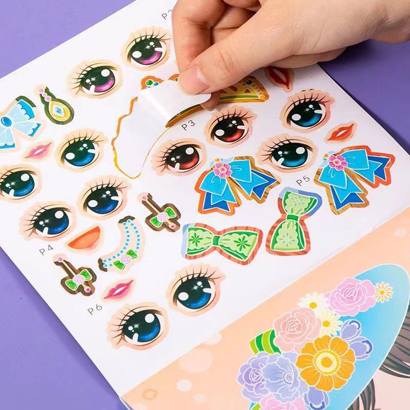 หนังสือสติกเกอร์แต่งตัวเจ้าหญิ - Beauty Makeup Book บทวิจารณ์และราคา