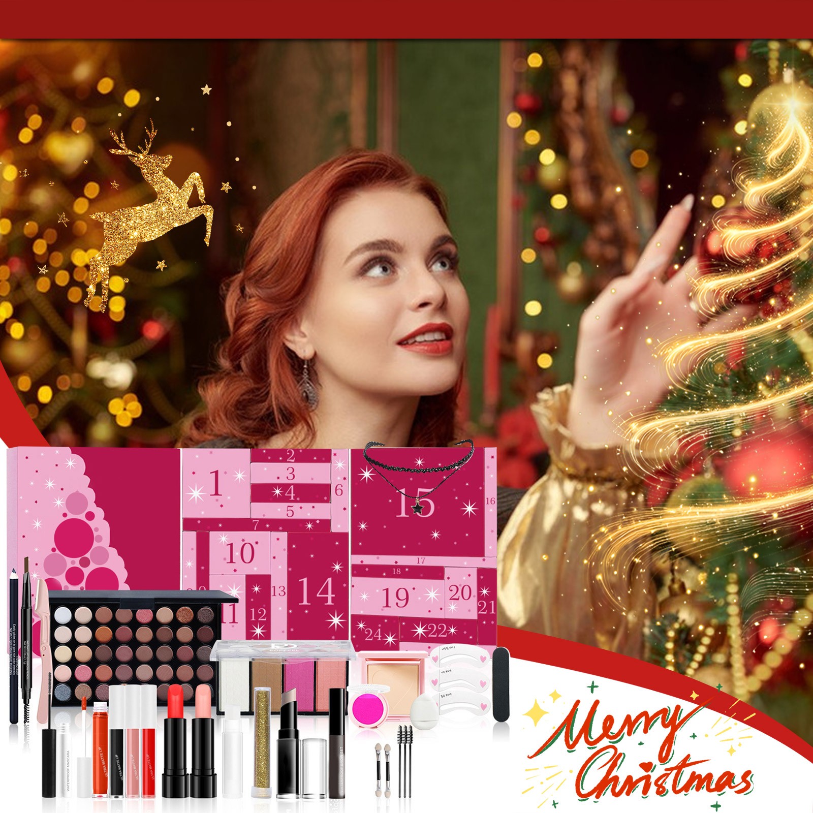สาวแต่งหน้า Advent ปฏิทิน Surp - Makeup Beauty House บทวิจารณ์และราคา