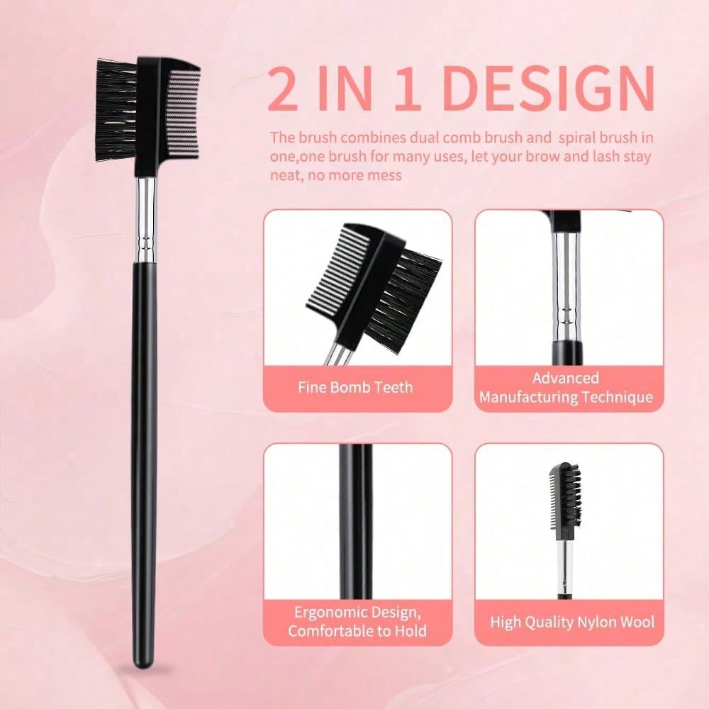 หวีขนตาและแปรงเขียนคิ้ว 2-in-1 - Eyelash Extension บทวิจารณ์และราคา