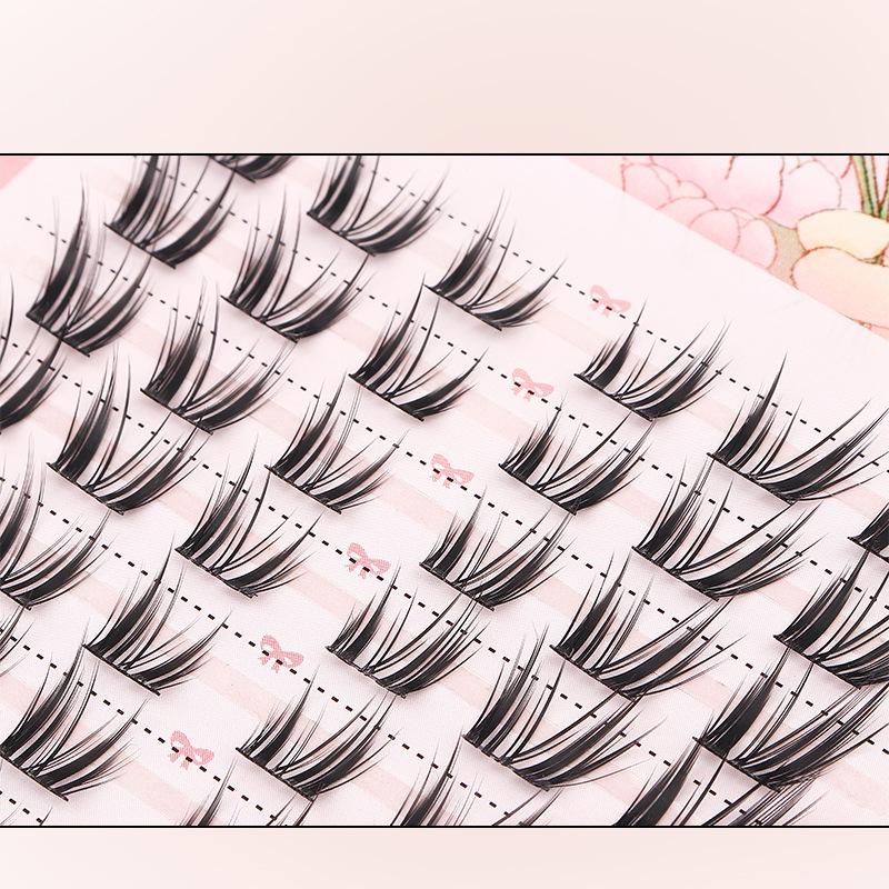 ขนตาปลอมแบบช่อ 10 แถว ขนาด 8-1 - Eyelash Extension บทวิจารณ์และราคา