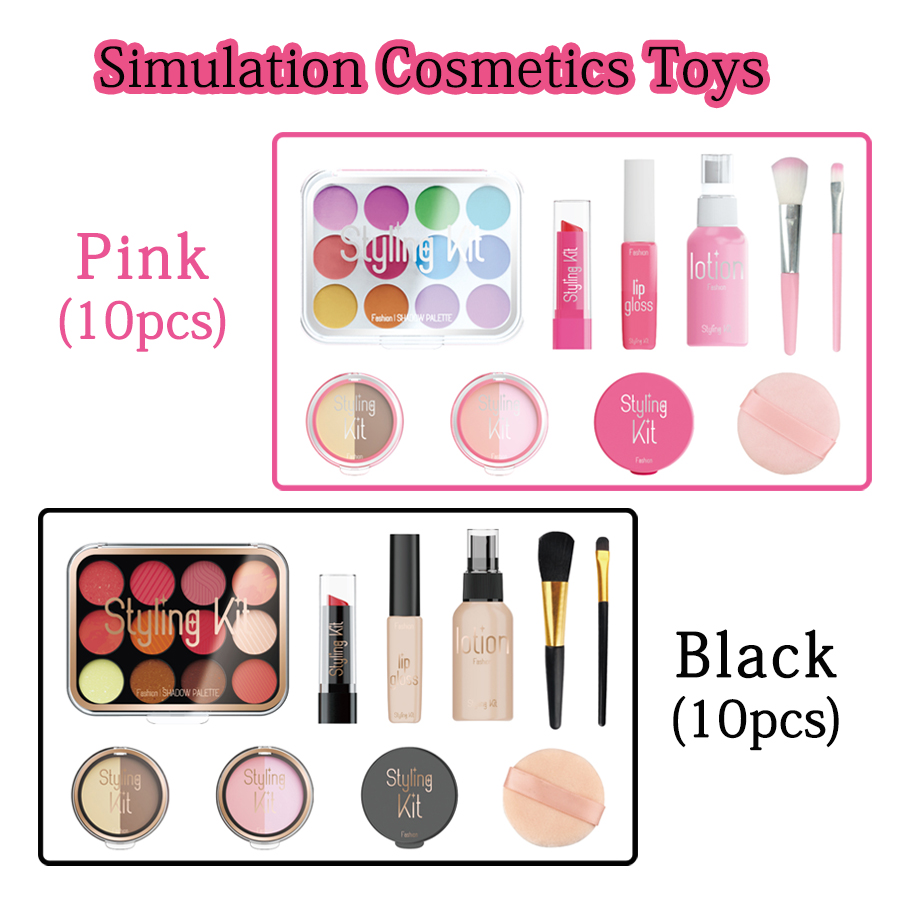 10 ชิ้นจําลองสาวความงามเล่นชุด - Makeup Beauty House บทวิจารณ์และราคา