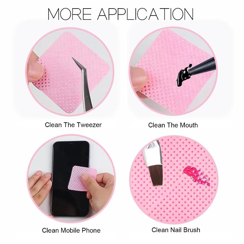 200 ชิ้น แผ่นเช็ดเล็บปราศจากฝุ - Eyelash Extension บทวิจารณ์และราคา