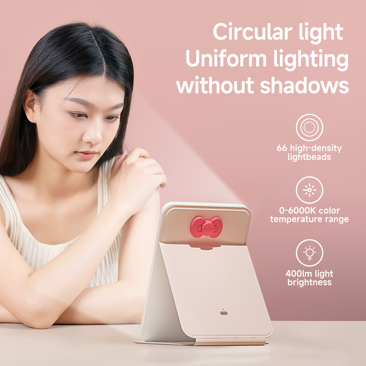 DOCO แต่งหน้ากระจกแบบพกพา LED  - Beauty Lab Makeup บทวิจารณ์และราคา