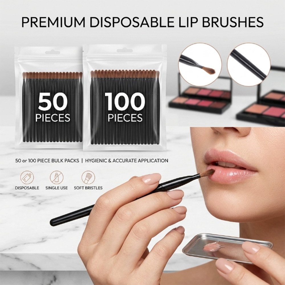 50/100 ชิ้นชุดแปรงทาปากแบบใช้แ - Beauty And Makeup Quotes บทวิจารณ์และราคา