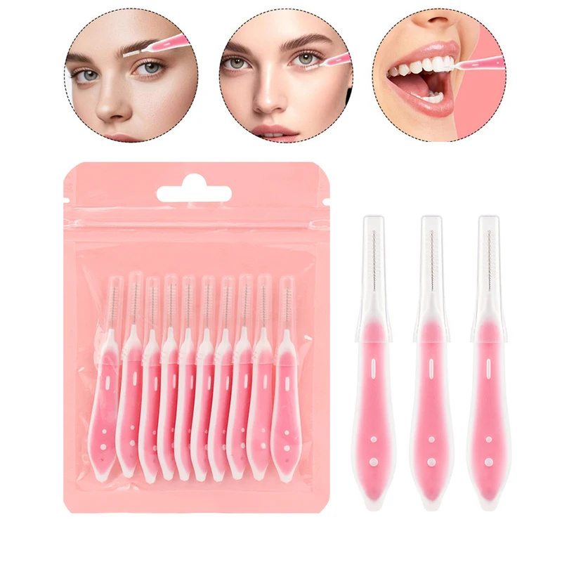 แปรงปัดคิ้ว 10 ชิ้น แปรงยกคิ้ว - Eyelash Extension บทวิจารณ์และราคา