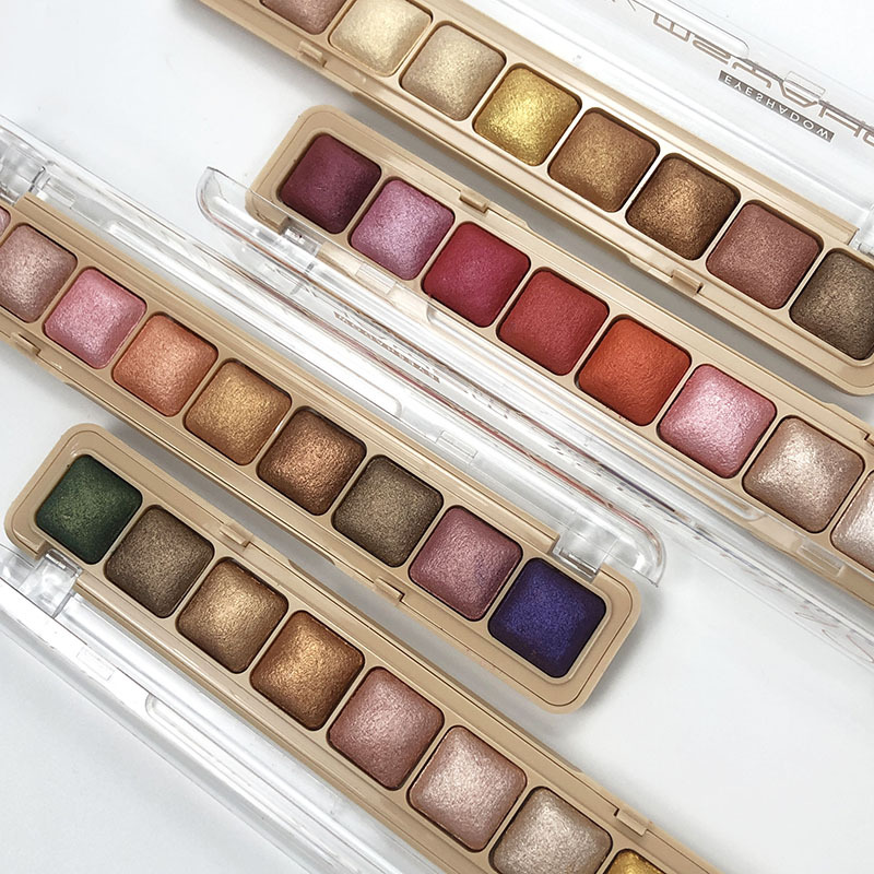 อายแชโดว์1Pc แบบด้านระยิบระยับ - Beauty Makeup Eyeshadow Palette บทวิจารณ์และราคา