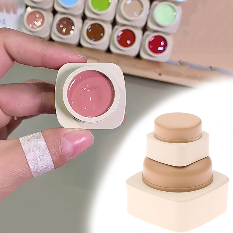 กระปุกพลาสติกเปล่าทรงสี่เหลี่ย - Beauty Makeup Face บทวิจารณ์และราคา
