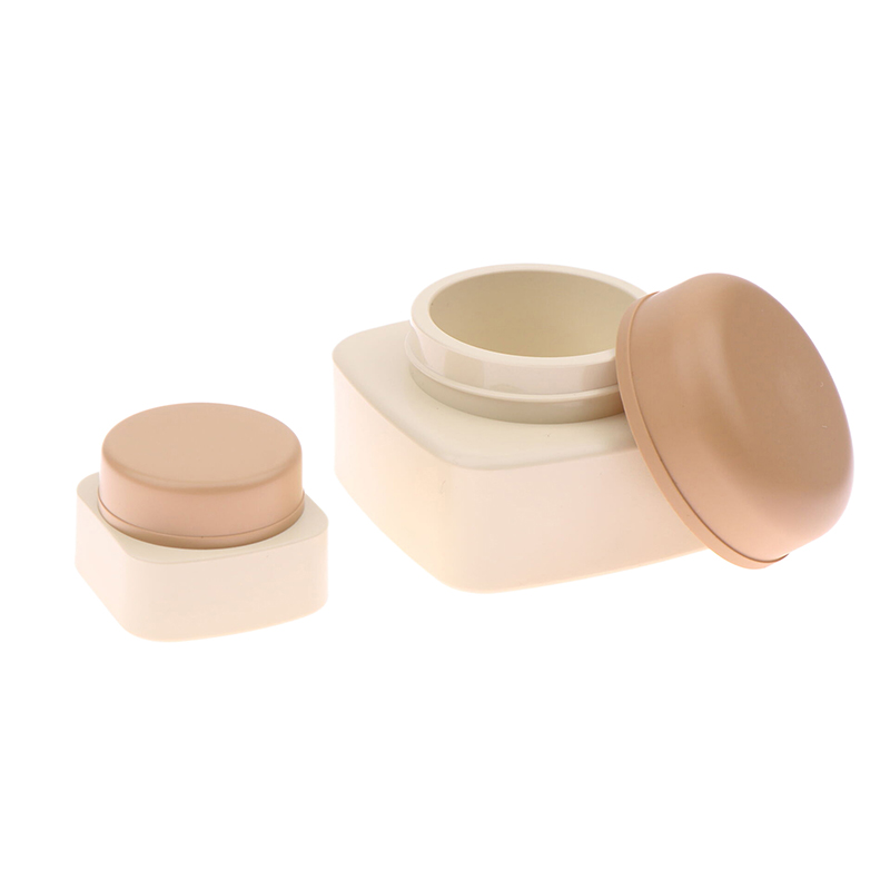 กระปุกพลาสติกเปล่าทรงสี่เหลี่ย - Beauty Makeup Face บทวิจารณ์และราคา