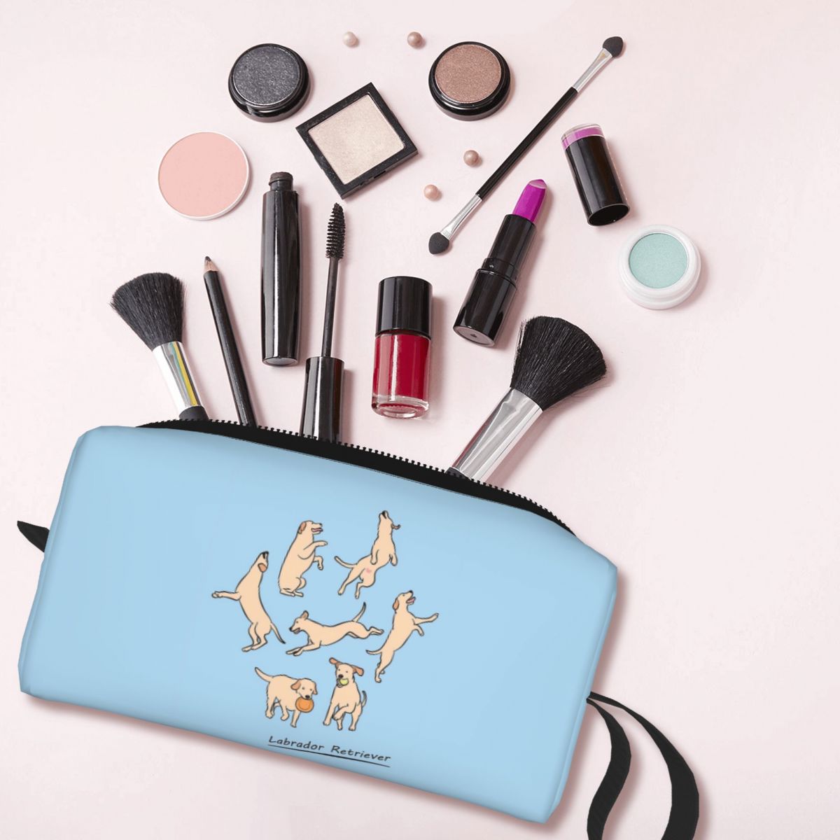 กระเป๋าเครื่องสำอางลายลาบราดอร - Beauty Lab Makeup บทวิจารณ์และราคา