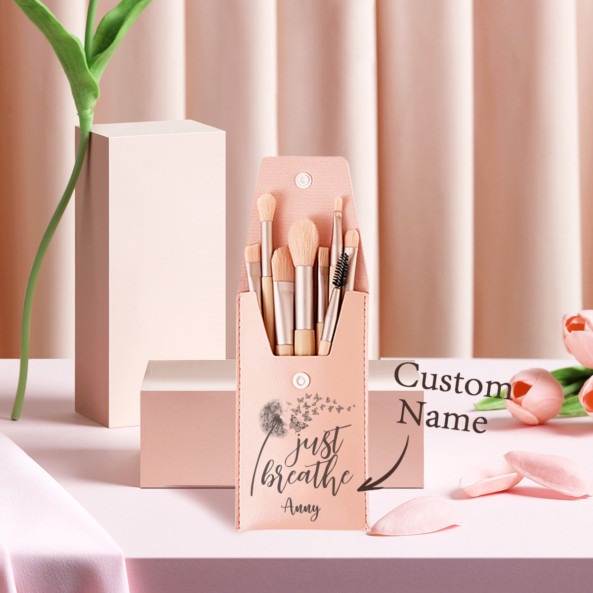 แปรงแต่งหน้าแบบกำหนดชื่อได้ 1  - Makeup Beauty House บทวิจารณ์และราคา