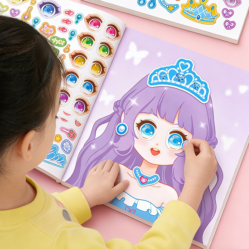 สติกเกอร์แต่งหน้าเจ้าหญิง สมุด - Beauty Makeup Book บทวิจารณ์และราคา