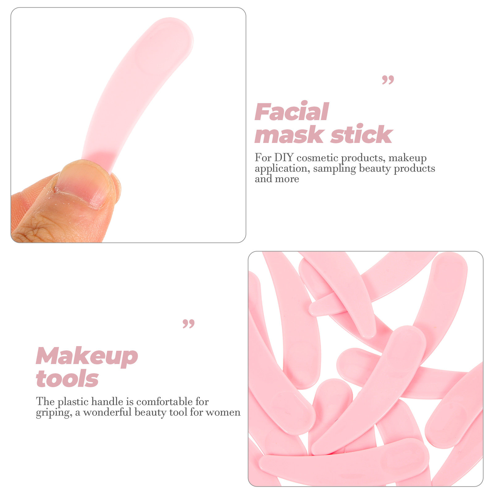 ช้อนแต่งหน้าพลาสติก 50 ชิ้น สำ - Beauty Makeup Face บทวิจารณ์และราคา