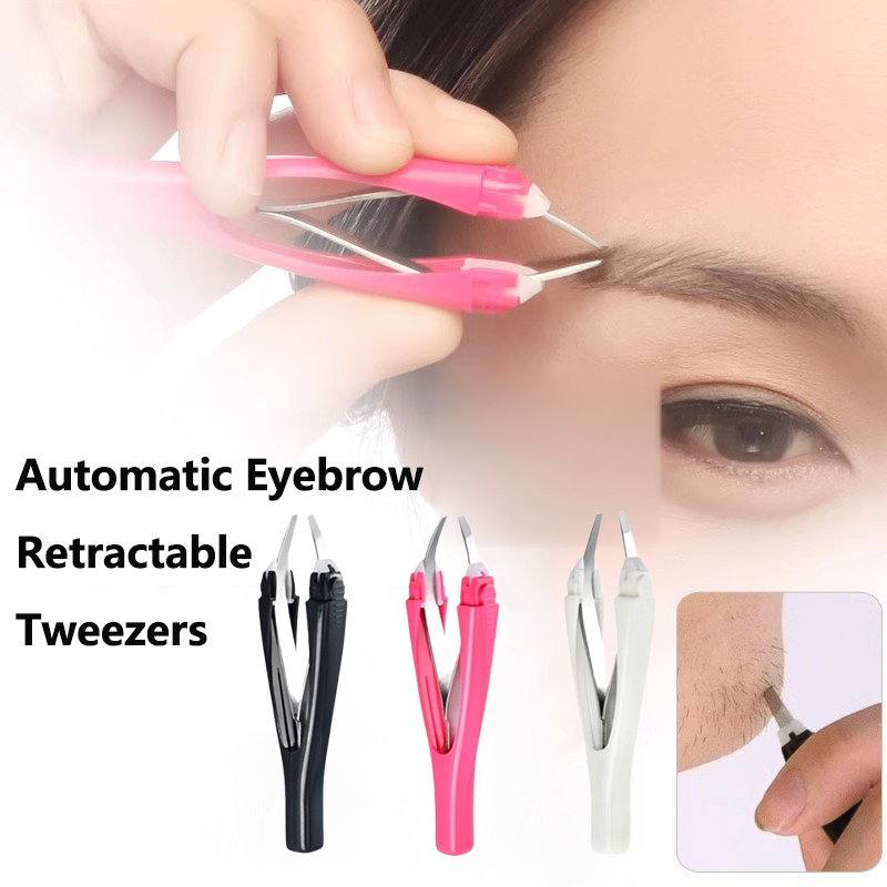 แหนบถอนขนคิ้วแบบอัตโนมัติ ดึงก - Beauty Makeup Face บทวิจารณ์และราคา